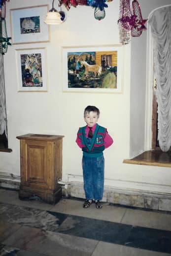 Фотография из архива Олега Иванцова: детство и семья